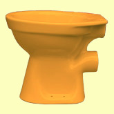 Low Level Horizontal WC bowl suitable for refire in colours