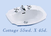 Cottage range of bathrooms by Armitage Shanks