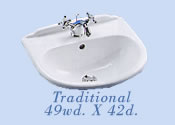 The Traditional basin range by by Ideal Standard bathrooms