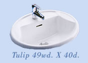 The Tulip basin range by Ideal Standard bathrooms