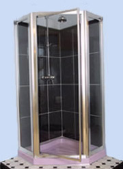 Pentangle shower enclosure