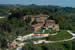 View from the air of Borgo di Colleoli in Tuscany