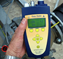 Hand-held landfill gas monitors