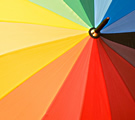 colourful umbrella