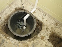 Sump installation