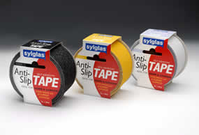 A Self adhesive tape ideal for problem steps, decking or pathways around the house where people can lose their footing. A quick and cost effective solution which could save a slip or trip related accident. Available in black, yellow or clear