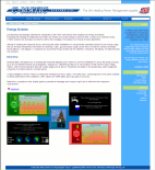 Energy Screens page