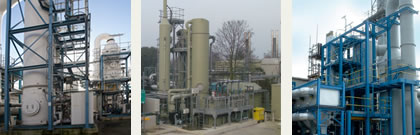 Industrial air pollution and odour control systems