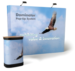 Dominator Straight Pop Up Exhibition display