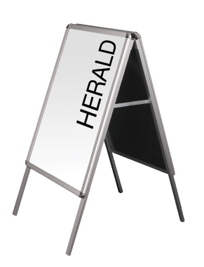 Herald A Frame Outdoor display