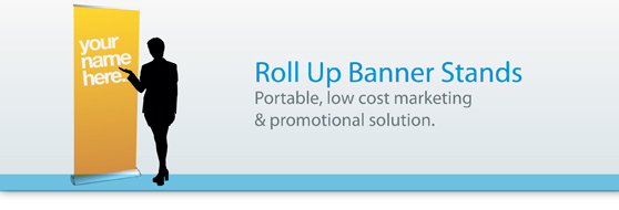 image link to Roll Up Banner Stand product pages