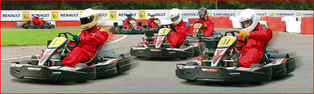 Buckmore kart racing