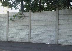 Brick Effect Gravel Board Wall