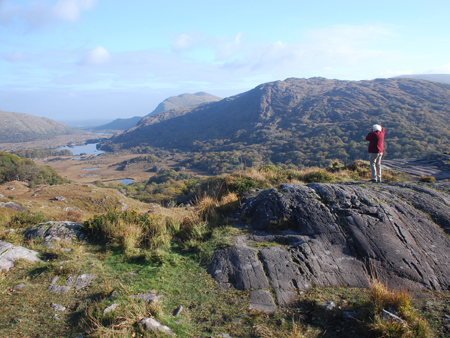 Simon Davey photographing the Killarney Lakes, Ireland