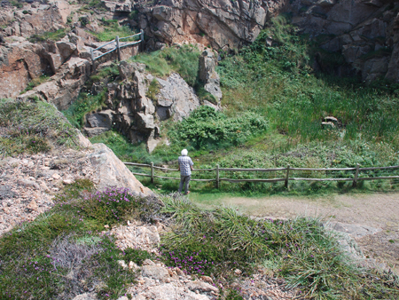 Simon Davey at Grosnez, Jersey