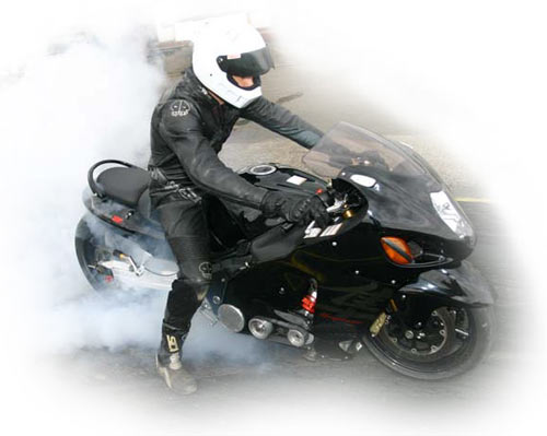 Mark Fisher Greenhill Racing owner on his GHR Supercharged Busa Before breaking into the 7's on the quarter mile.