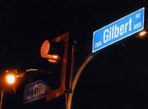 LED-illuminated street sign