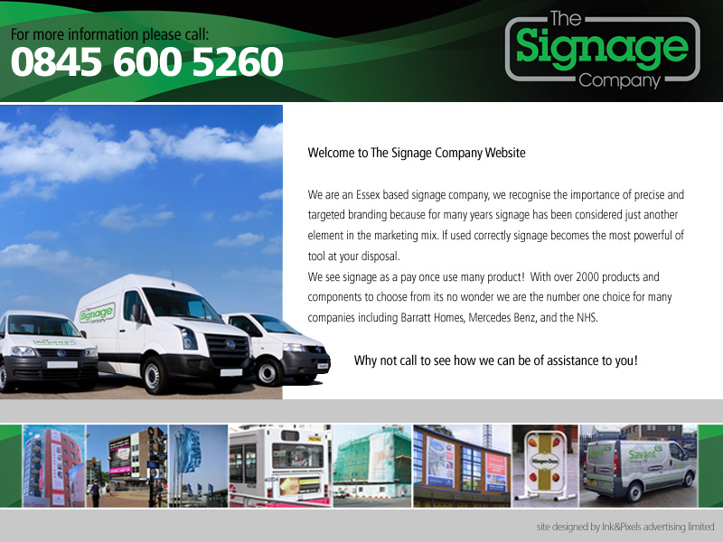 the signage company  |  0845 600 5260