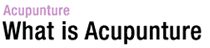 What is Accupuncture