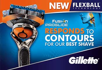 Gillette Flexball Artwork