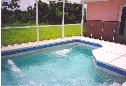 The pool is equipped with a removable safety fencel