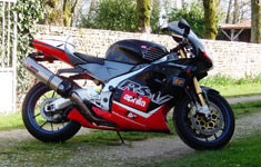 an Aprilia RSV Mille R