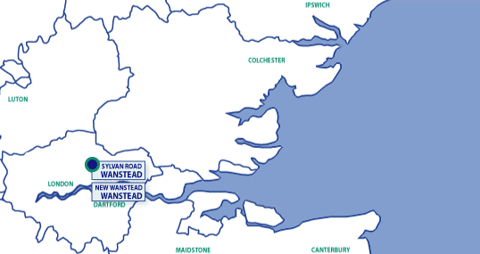 Map showing development areas - by clicking on various areas you will be taken to a section detailing more information on that page.