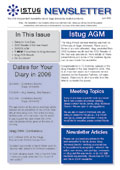 Istug April Newsletter