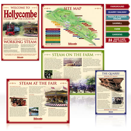 Hollycombe Orientation Signage